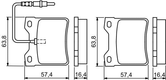 Brake Pad Set, disc brake 0986494055 - image 9