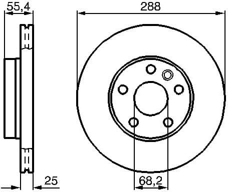 Brake Disc 0986479B57 - image 3