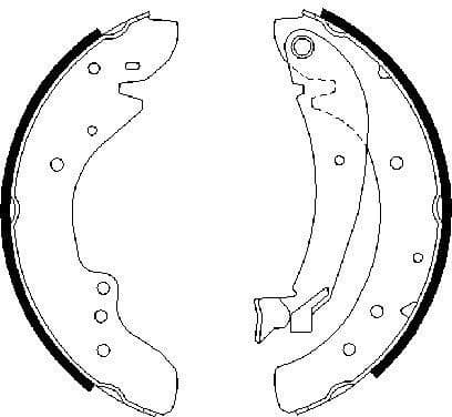 Brake Shoe Set 0986487521 - image 2
