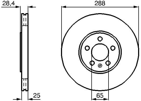 Brake Disc 0986478619 - image 3
