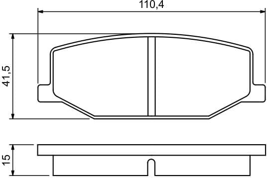 Brake Pad Set, disc brake 0986460935 - image 12