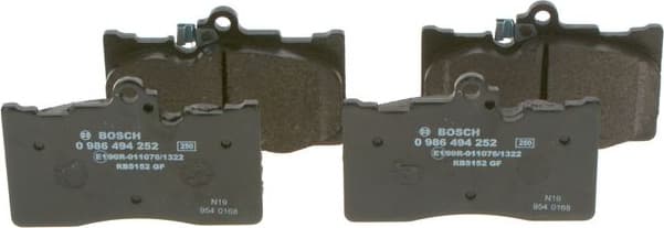Brake Pad Set, disc brake 0986494252 - image 2