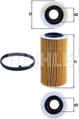Filter oil OX370D1 - image 2