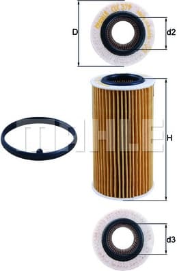 Filter oil OX379D - image 8