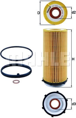 Filter oil OX560D - image 3
