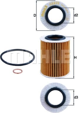 Filter oil OX825D - image 3