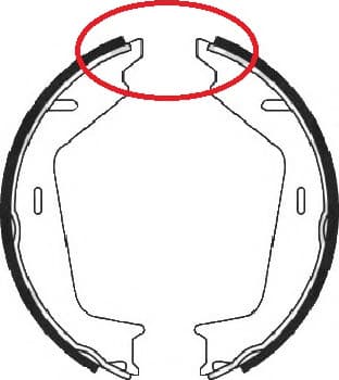 Brake shoes handbrake, Top Quality FSB645 - image 4
