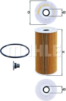 Filter oil OX377D - image 3