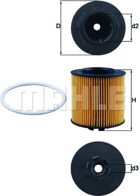 Filter oil OX341D - image 3