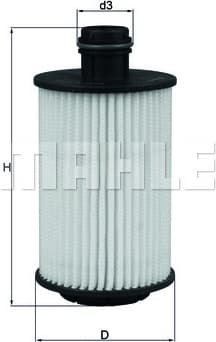 Filter oil OX1012D - image 3