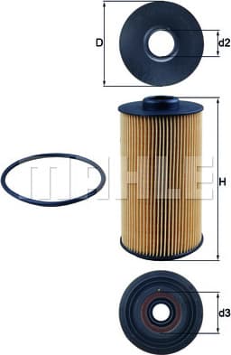 Filter oil OX152/1D - image 3