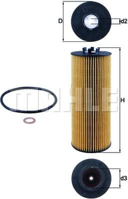 Filter oil OX164D - image 3