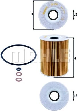 Filter oil OX254D2 - image 4