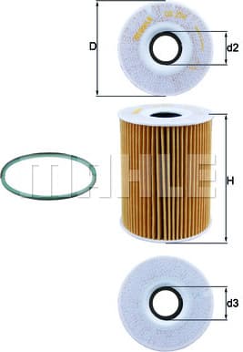 Filter oil OX254D4 - image 3