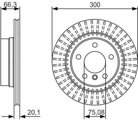 Brake Disc 0986479044 - image 3