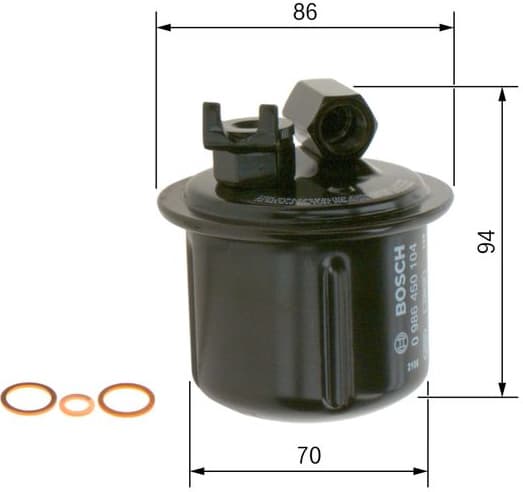 Fuel Filter 0986450104 - image 10