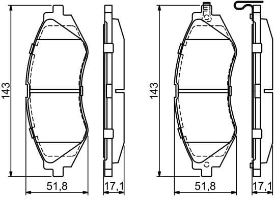 Brake Pad Set, disc brake 0986424474 - image 13