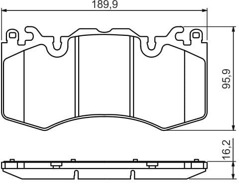 Brake Pad Set, disc brake 0986494440 - image 8
