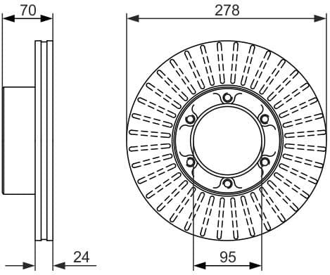 Brake Disc 0986479488 - image 2
