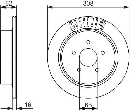 Brake Disc 0986479606 - image 6
