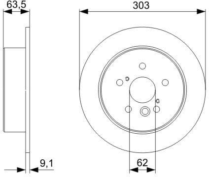 Brake Disc 0986479C02 - image 3