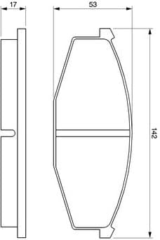 Brake Pad Set, disc brake 0986468630 - image 8