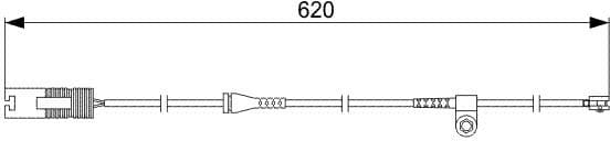 Warning Contact, brake pad wear 1987474955 - image 7