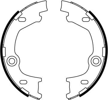 Brake Shoe Set, parking brake 0986487777 - image 7