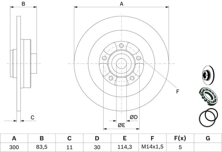 Brake Disc 0986479445 - image 10
