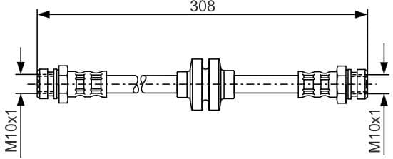 Brake Hose 1987481185 - image 2
