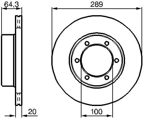 Brake Disc 0986478453 - image 7