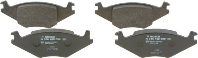 Brake Pad Set, disc brake 0986468890 - image 2