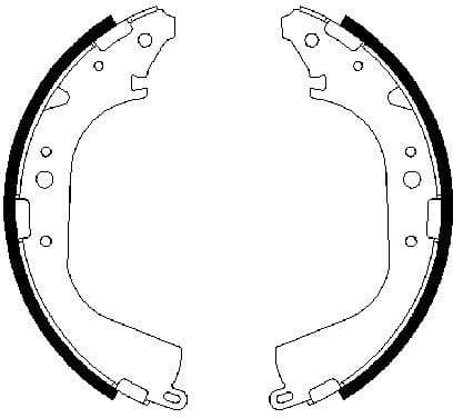 Brake Shoe Set 0986487354 - image 7