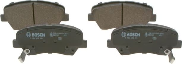 Brake Pad Set, disc brake 0986494691 - image 4