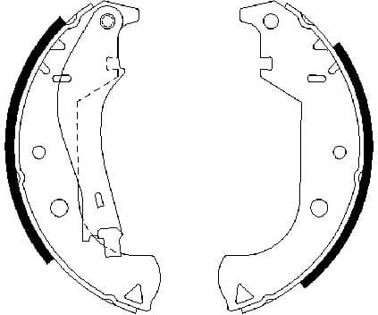 Brake Shoe Set 0986487626 - image 6