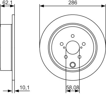 Brake Disc 0986479A10 - image 4