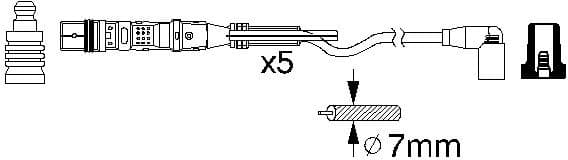 Ignition Cable Kit 0986356349 - image 10