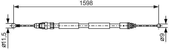 Cable Pull, parking brake 1987482388 - image 2