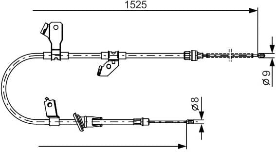 Cable Pull, parking brake 1987482247 - image 2