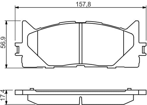Brake Pad Set, disc brake 0986494430 - image 13