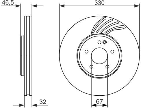 Brake Disc 0986479719 - image 3