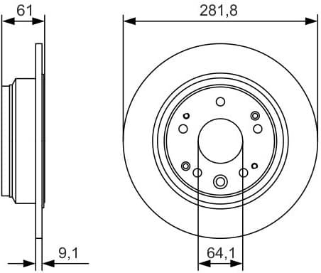 Brake Disc 0986479A91 - image 6