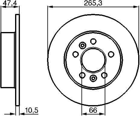 Brake Disc 0986478305 - image 10