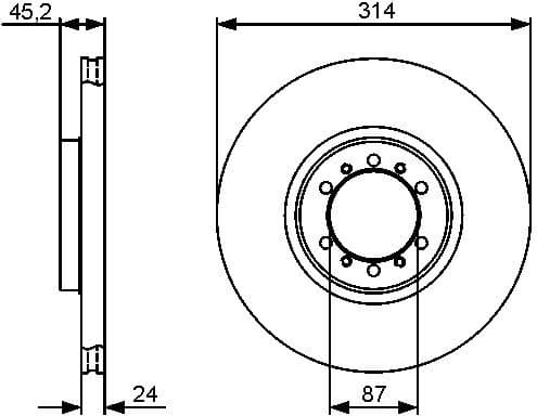 Brake Disc 0986479469 - image 2