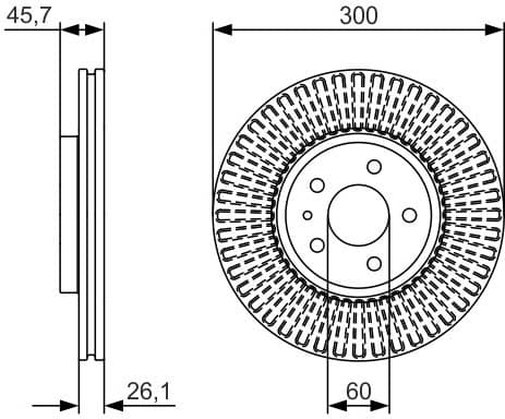 Brake Disc 0986479666 - image 3