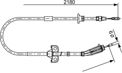 Cable Pull, parking brake 1987477248 - image 6