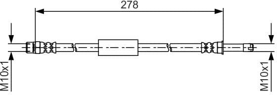 Brake Hose 1 987 481 617 - image 2