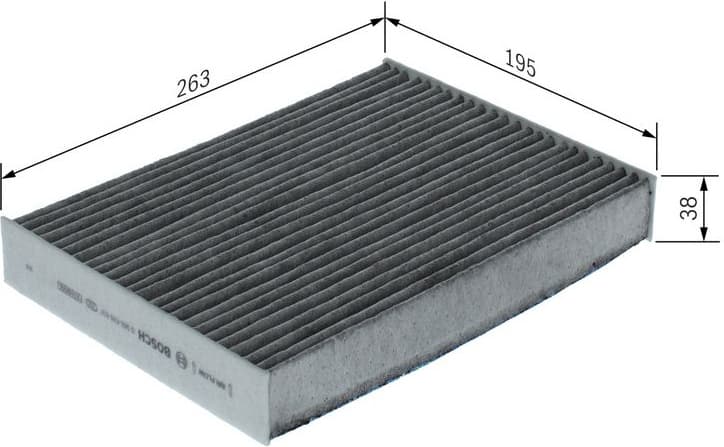 Filter, cabin air FILTER+pro 0 986 628 637 - image 9