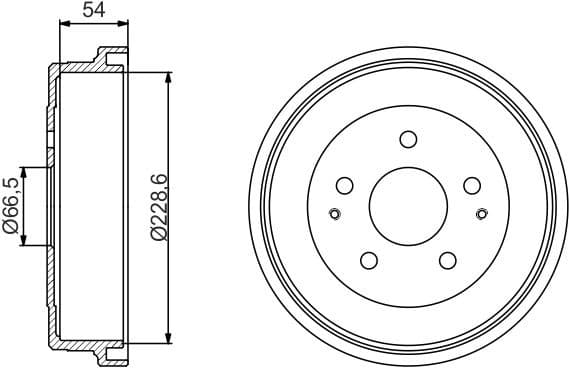Brake Drum 0986477230 - image 2