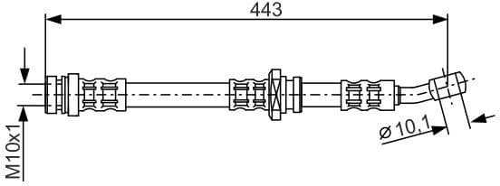 Brake Hose 1 987 476 909 - image 10
